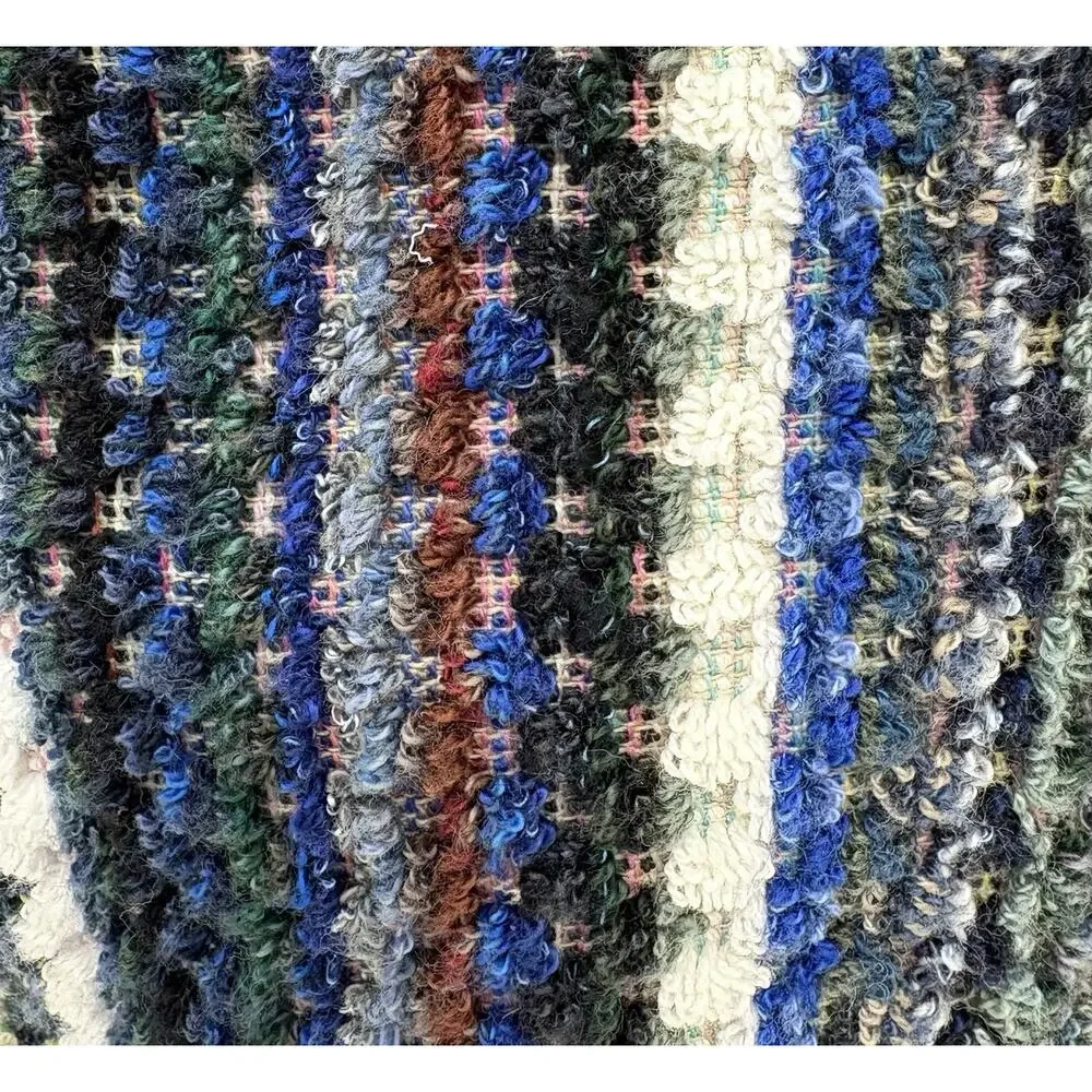 Deborah Connolly Striped Hand Towels Multicolor Blue Gray Colorful NWT Multi